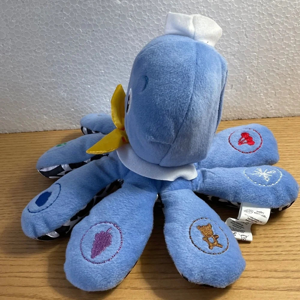 Baby Einstein Octoplush Musical Octopus Baby Developmental Learning Toy 10.5”